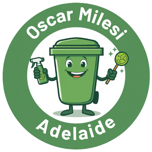 Oscar Milesi Eco-Friendly Wheelie Bin Cleaning Logo